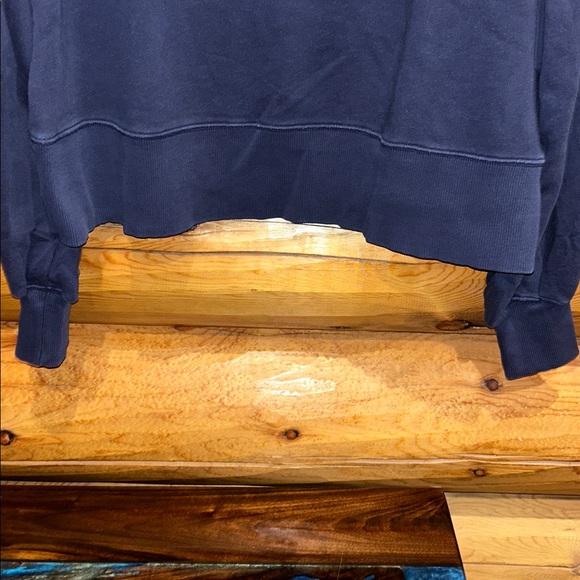 Aerie NWOT Classic Crew Sweatshirt Size Small in Navy - Picture 8 of 12